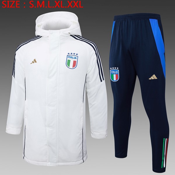 Abrigo Italia Conjunto Completo 2024/25 Blanco